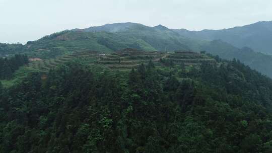 航拍浙江松阳县