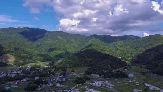 浙江瑞安曹村镇农村延时风光