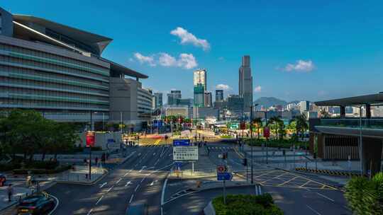 香港九龙的车水马龙