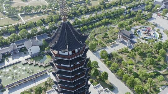 上海奉贤东海观音寺音宝塔