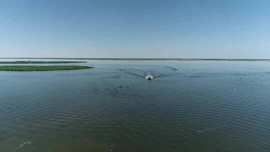 【航拍】巴彦淖尔-乌梁素海-七大淡水湖之一视频素材模板下载