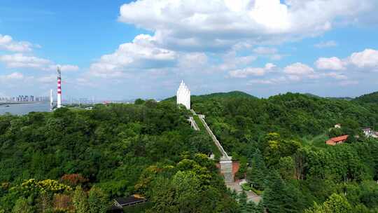 【航拍】中山舰旅游区