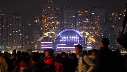 香港星光大道夜景