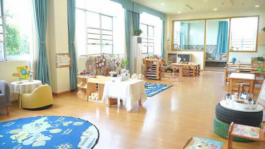 温馨幼儿园教室空镜环境合集