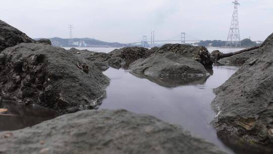 汕头海湾延时空镜视频素材模板下载