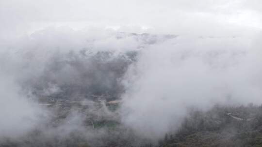 秤架山水风光延时素材