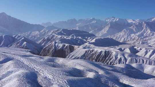 清晨祁连山雪景合集