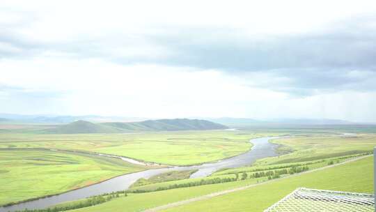 内蒙古呼伦贝尔大草原风景景点旅游素材