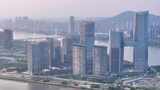 中国广东省广州市南沙区明珠湾区高清在线视频素材下载