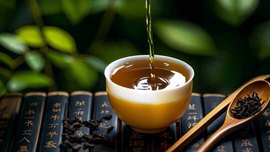 倒茶茶杯茶文化