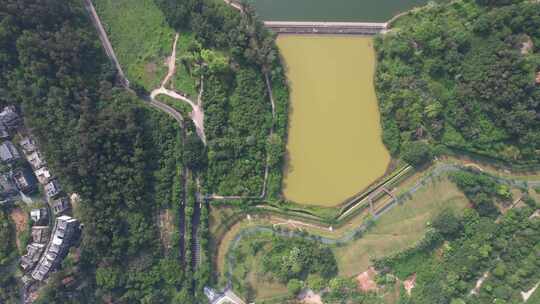 深圳南山区西丽湖（环西丽湖碧道）航拍