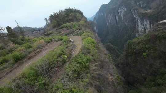 德夯大峡谷fpv穿越机航拍矮寨奇观5A景区4K