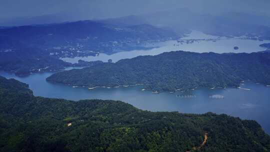 水库自然风光千岛湖