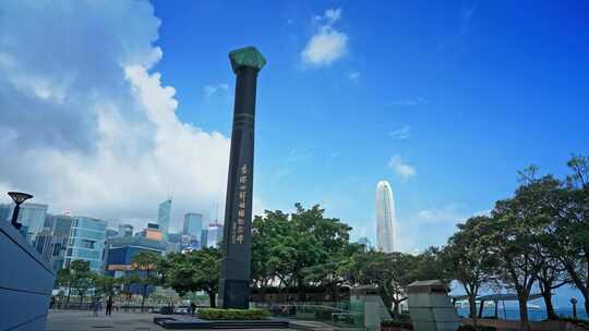 【正版素材】香港回归纪念碑视频素材模板下载