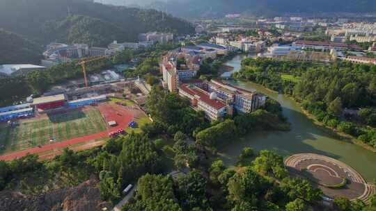 航拍福州闽江学院