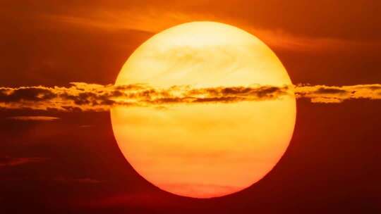 日出日落朝霞晚霞黄昏夕阳金色太阳特写