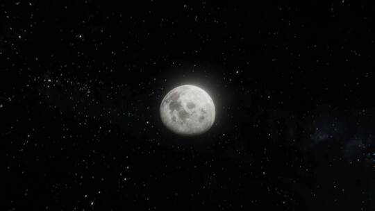追踪月球转动的镜头