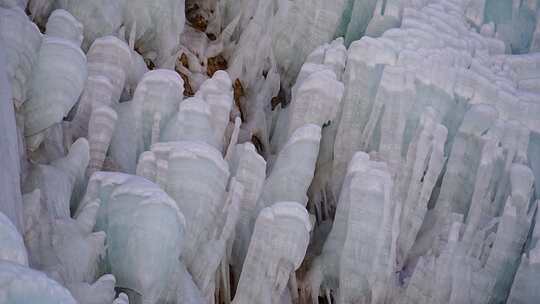 沕沕水 沕沕水景区 冰瀑 寒冷 冬季 冬天