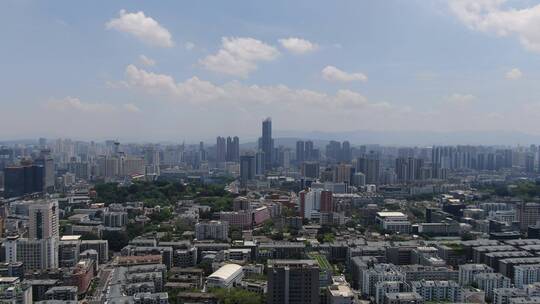 航拍福建福州城市宣传片地标建筑