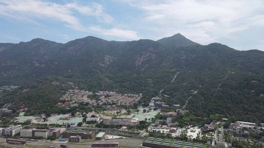 航拍福州鼓山4A景区