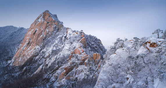 自然风光雪山雾凇