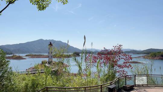 杭州千岛湖自然风景  4k