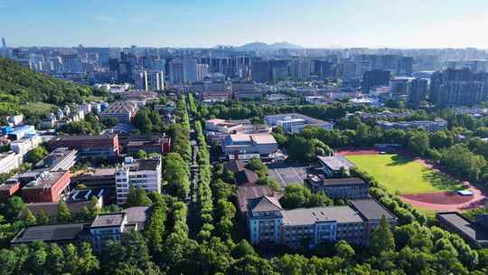 浙江大学玉泉校区航拍风光