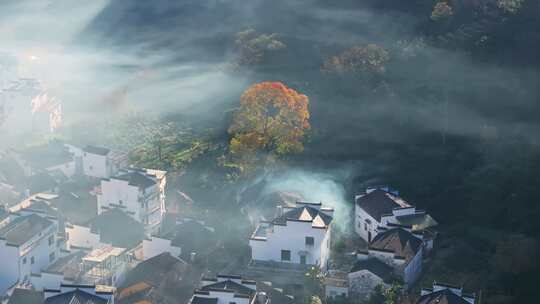 婺源石城秋季日出