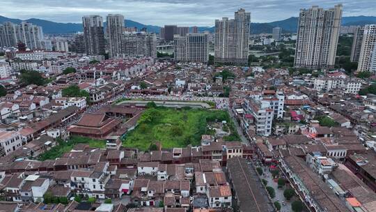 漳州古城航拍闽南古厝建筑福建旅游宣传片