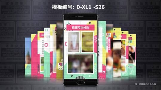 12件套视频包装模板 D-XL1-S26