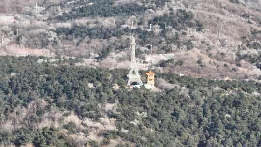 航拍铁岭市龙首山