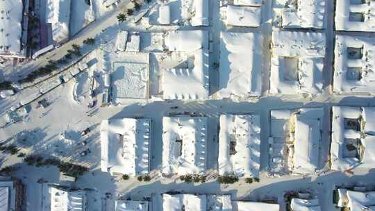 中国雪乡航拍宣传片东北哈尔滨吉林雪景