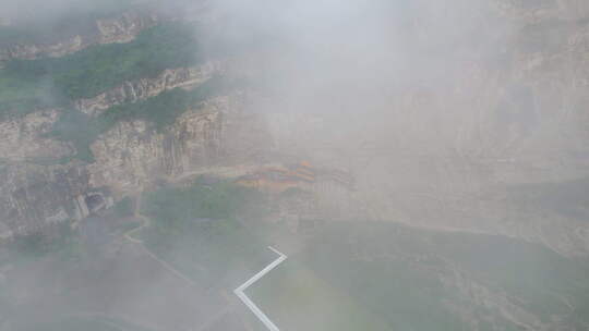 山西悬空寺云海