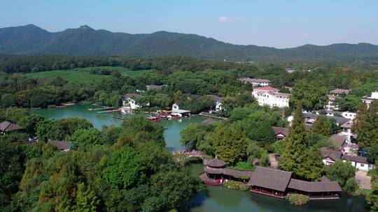 航拍千岛湖山水风景区