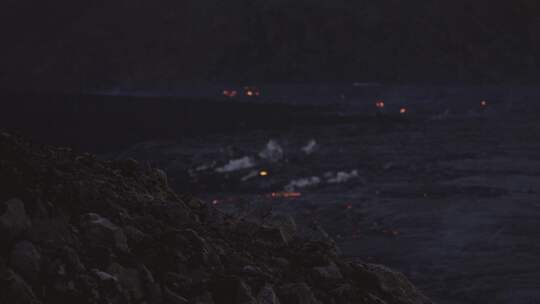 熔岩流，火山，岩浆，火山