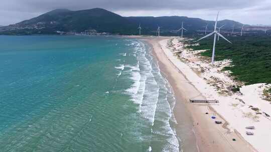 海边海浪沙滩