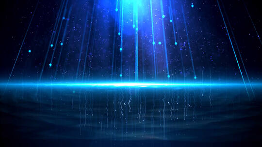 粒子掉落水墨晚会背景