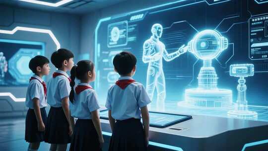 未来教育数字化学习VR教育虚拟现实科技