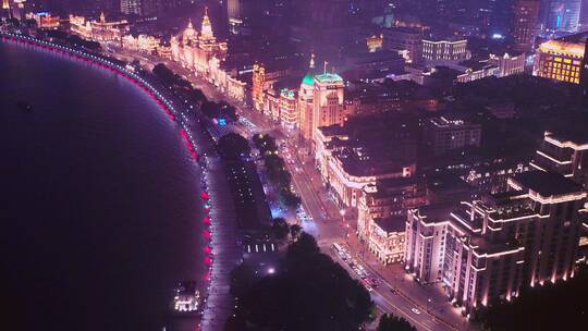 上海陆家嘴夜景