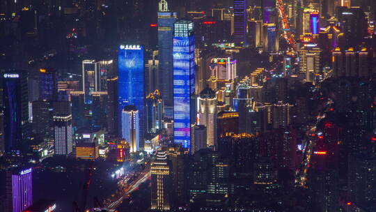 中国深圳城市夜景