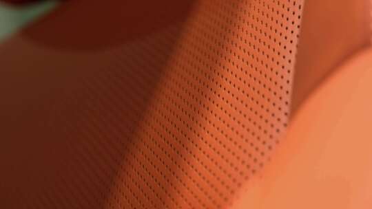 橙色孔洞材质特写