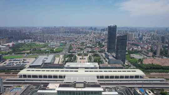 江苏常州城市宣传地标建筑航拍