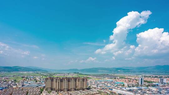 【正版素材】云南玉溪江川大景