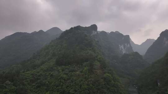 贵州小七孔景区航拍