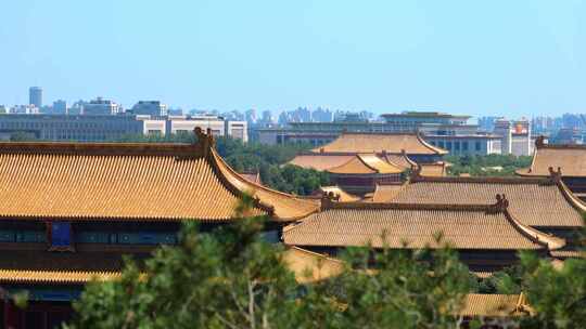 北京故宫皇家宫殿视频素材模板下载