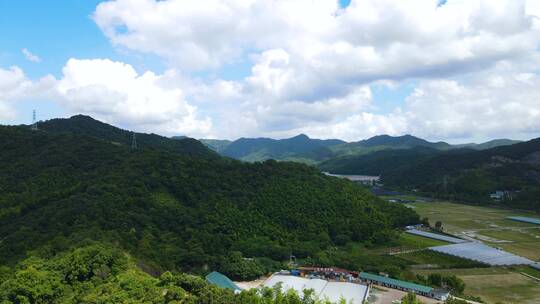 宁波江北区山区农村郊区4K航拍