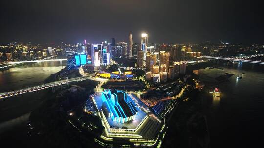 4K重庆江北城市空镜实拍画面10