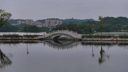 惠州西湖风景名胜风景区航拍视频素材模板下载