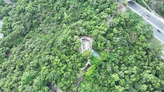 东莞虎门靖远炮台航拍南山炮台历史景观古迹