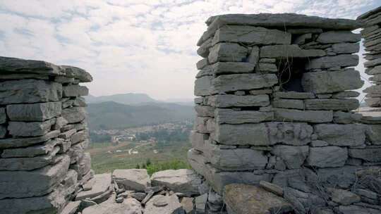 4K山东齐长城遗址延时